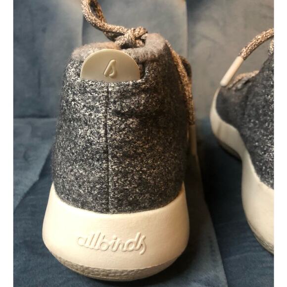 Allbirds Women's Wool Runner-up Mizzles Charcoal Gray Merino Wool US Size 8 - Picture 6 of 8